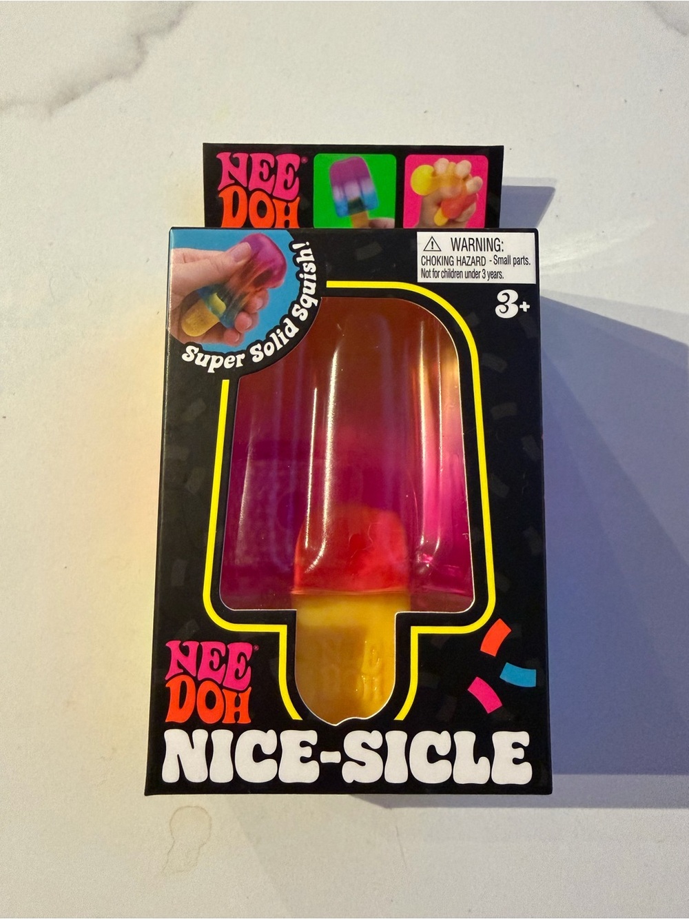Needoh Nice-Sicle - Pink & Yellow